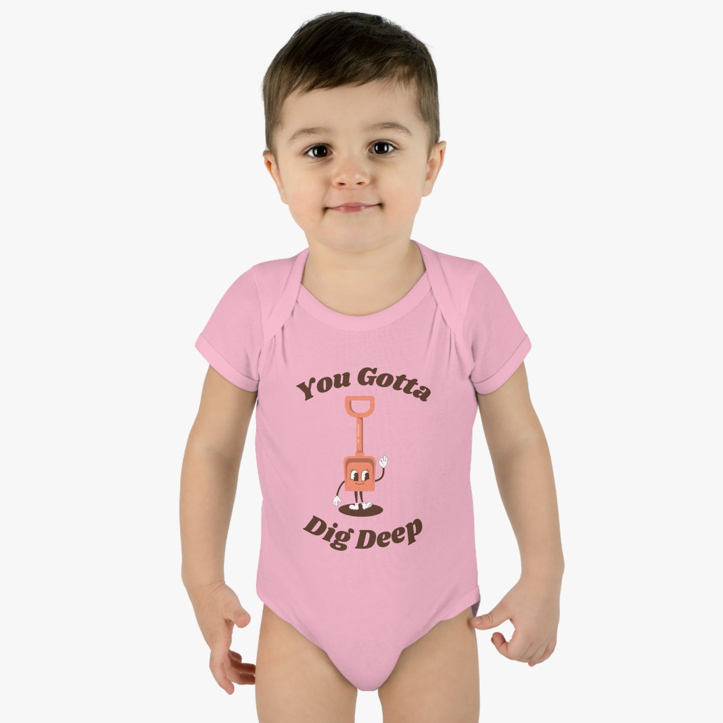 You Gotta Dig Deep Infant Baby Rib Bodysuit